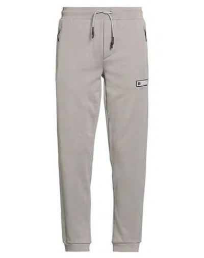 Ea7 Man Pants Grey Size Xxl Polyester, Cotton In Gray