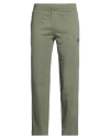 Ea7 Man Pants Khaki Size Xxl Cotton In Green