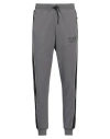 Ea7 Man Pants Lead Size 3xl Cotton, Polyester, Elastane In Grey