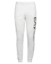Ea7 Logo Series Cotton Joggers In Grey
