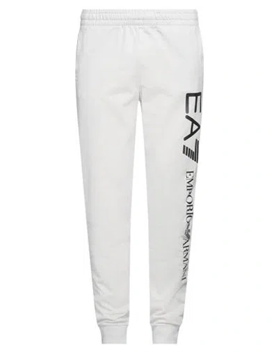 Ea7 Man Pants Light Grey Size Xxl Cotton