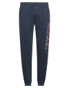 Ea7 Man Pants Midnight Blue Size 3xl Cotton, Polyester