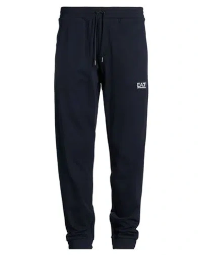 Ea7 Man Pants Midnight Blue Size Xxl Cotton