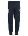Ea7 Man Pants Midnight Blue Size Xxl Cotton, Polyester In Multi