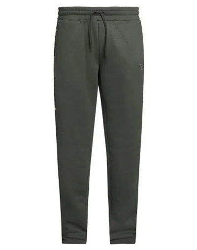 Ea7 Man Pants Military Green Size 3xl Cotton, Polyester