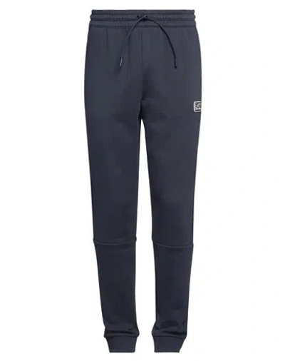 Ea7 Man Pants Navy Size 3xl Cotton, Polyester