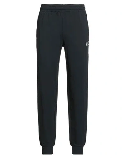 Ea7 Man Pants Navy Size Xs Cotton In Blue