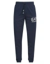 Ea7 Man Pants Navy Size Xxl Cotton, Elastane