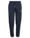 Ea7 Man Pants Navy Size Xxl Cotton, Polyester, Elastane In Blue