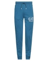 Ea7 Man Pants Pastel Blue Size 3xl Cotton, Elastane In Blue