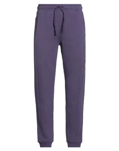 Ea7 Man Pants Purple Size L Cotton