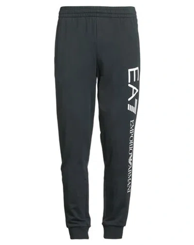 EA7 EA7 MAN PANTS SLATE BLUE SIZE 3XL COTTON