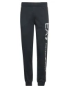 Ea7 Logo-print Sweat Pants In Blue