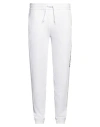 Ea7 Man Pants White Size 3xl Cotton In White