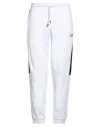Ea7 Man Pants White Size Xxl Cotton, Polyester, Elastane In White