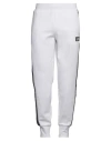 Ea7 Man Pants White Size Xxl Cotton, Polyester, Elastane, Polyamide In White