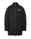 Ea7 Man Puffer Black Size Xxs Polyester, Elastane In Black