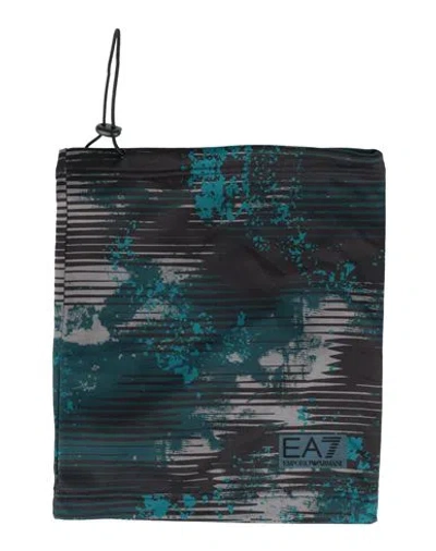 Ea7 Man Scarf Deep Jade Size - Polyester In Green