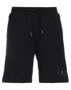 Ea7 Man Shorts & Bermuda Shorts Black Size Xs Polyester, Cotton