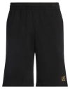Ea7 Man Shorts & Bermuda Shorts Black Size S Cotton