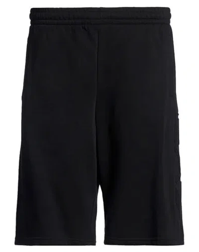Ea7 Man Shorts & Bermuda Shorts Black Size Xxl Cotton