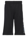 Ea7 Man Shorts & Bermuda Shorts Black Size Xxl Cotton, Polyester