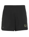 Ea7 Man Shorts & Bermuda Shorts Black Size Xxl Polyester, Elastane In Black