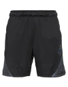 Ea7 Man Shorts & Bermuda Shorts Black Size Xxl Polyester, Elastane In Black