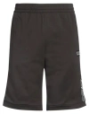Ea7 Man Shorts & Bermuda Shorts Dark Brown Size Xl Cotton