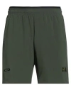 Ea7 Man Shorts & Bermuda Shorts Dark Green Size Xxl Polyester, Elastane In Green