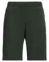 Ea7 Man Shorts & Bermuda Shorts Dark Green Size Xxl Polyester, Viscose, Elastane In Green