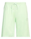 Ea7 Man Shorts & Bermuda Shorts Light Green Size L Cotton