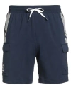 Ea7 Man Shorts & Bermuda Shorts Navy Size Xl Cotton, Polyester, Elastane In Blue
