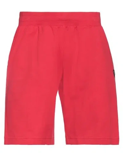 Ea7 Man Shorts & Bermuda Shorts Red Size Xs Cotton