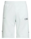 Ea7 Man Shorts & Bermuda Shorts White Size 3xl Polyester, Cotton In Blue