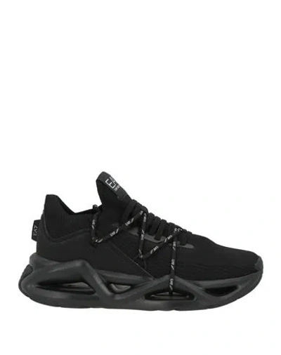 Ea7 Man Sneakers Black Size 5 Textile Fibers