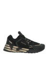 Ea7 Man Sneakers Black Size 5.5 Polyester In Black