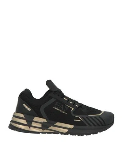 Ea7 Man Sneakers Black Size 5.5 Polyester