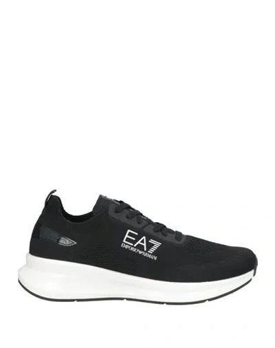 Ea7 Man Sneakers Black Size 7 Polyester