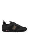 Ea7 Man Sneakers Black Size 13 Polyester, Elastane, Polyurethane, Thermoplastic Polyurethane, Polyur