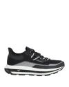 Ea7 Man Sneakers Black Size 8.5 Polyester, Polyurethane, Rubber In Black