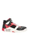 Ea7 Man Sneakers Black Size 9 Textile Fibers