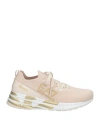 Ea7 Man Sneakers Blush Size 8 Polyester, Thermoplastic Polyurethane In Pink