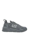 Ea7 Man Sneakers Grey Size 7 Polyamide, Thermoplastic Polyurethane, Polyester In Gray