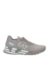 Ea7 Man Sneakers Grey Size 8.5 Polyester In Gray