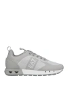 Ea7 Man Sneakers Grey Size 9 Textile Fibers In Gray