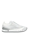 Ea7 Man Sneakers Light Grey Size 8.5 Polyamide, Polyurethane, Elastane In Grey