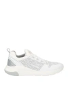 Ea7 Man Sneakers Light Grey Size 9 Polyester In White