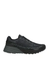 Ea7 Man Sneakers Midnight Blue Size 11 Polyester, Thermoplastic Polyurethane In Multi