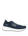 Ea7 Man Sneakers Midnight Blue Size 7.5 Polyester